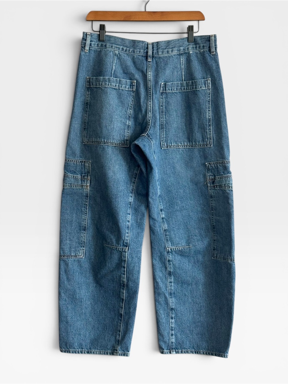Citizens of Humanity Marcelle Cargo Barrel Jeans 100% Cotton Size 30 - Picture 3 of 11
